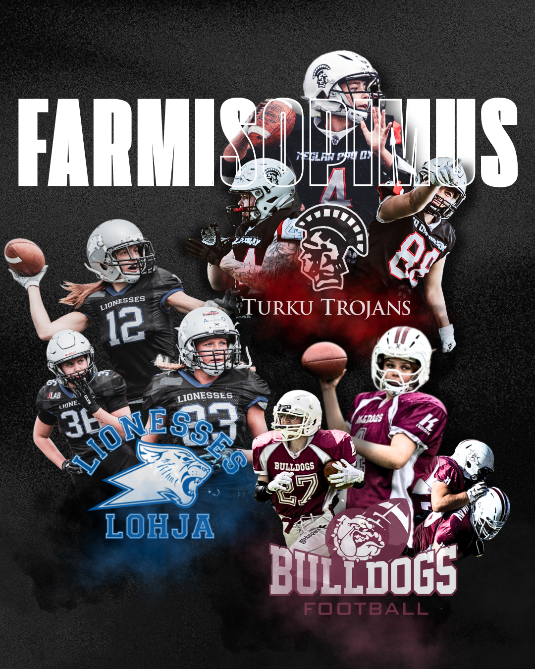 Trojans Women, Lionessess ja Bulldogs farmisopimukseen