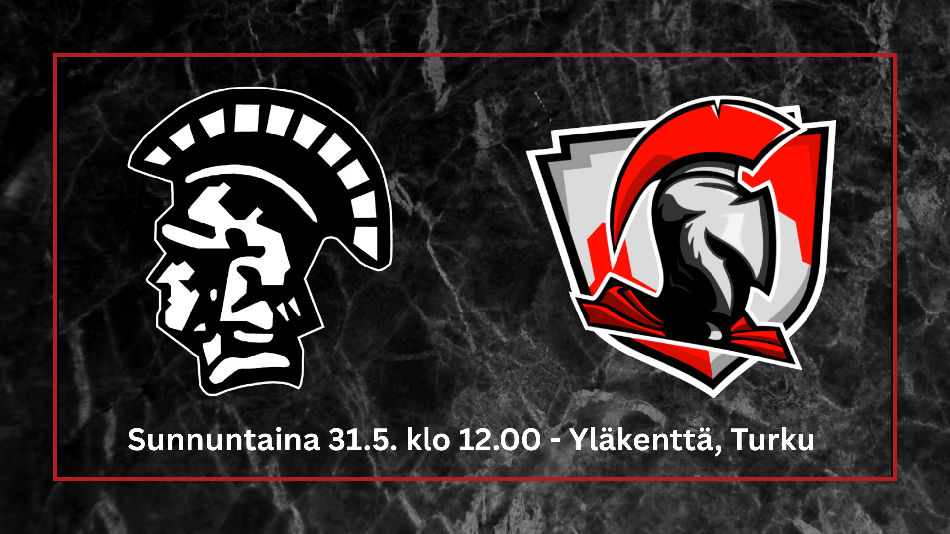 Antiikin soturit ottavat yhteen sunnuntaina